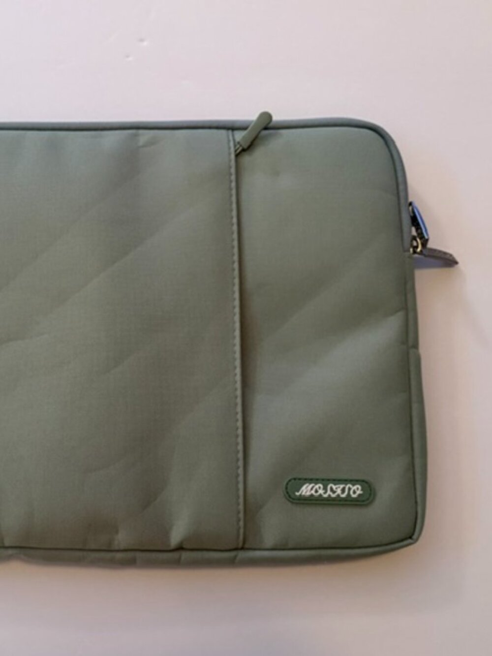 Mosiso Laptop Sleve with Front Pocket, Antique Green, 13-13.3 inch